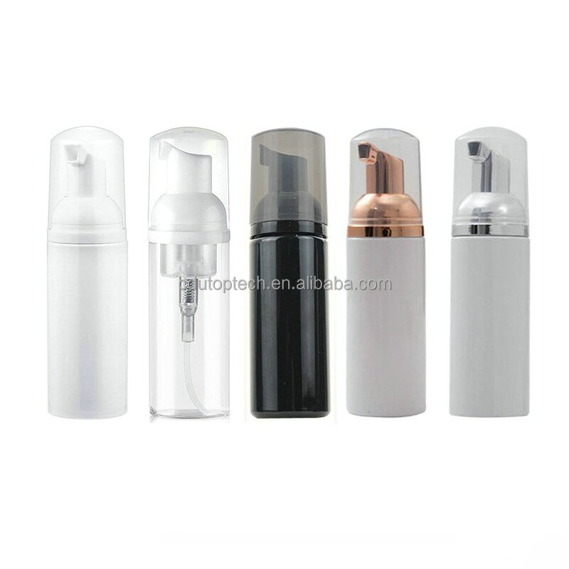 Plastic Foam Pump Bottle Manufacturer - Wholesale 50ml PET Black Empty Cosmetic Facial