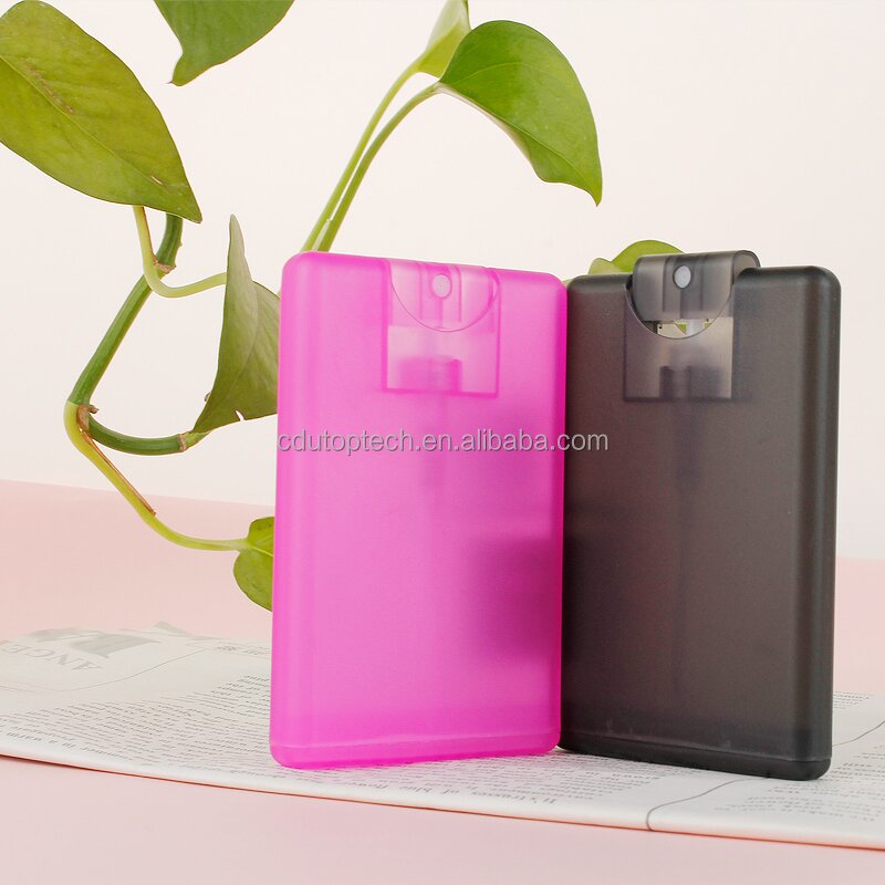 Card Shape Perfume Bottle Manufacturer - Portable 20ml Customized Colorful Blue Black