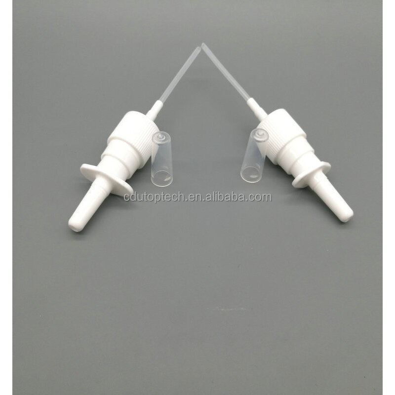 Nasal Spray Pump Supplier - 18/410 20/410 PP White Black Medical Plastic Nasal
