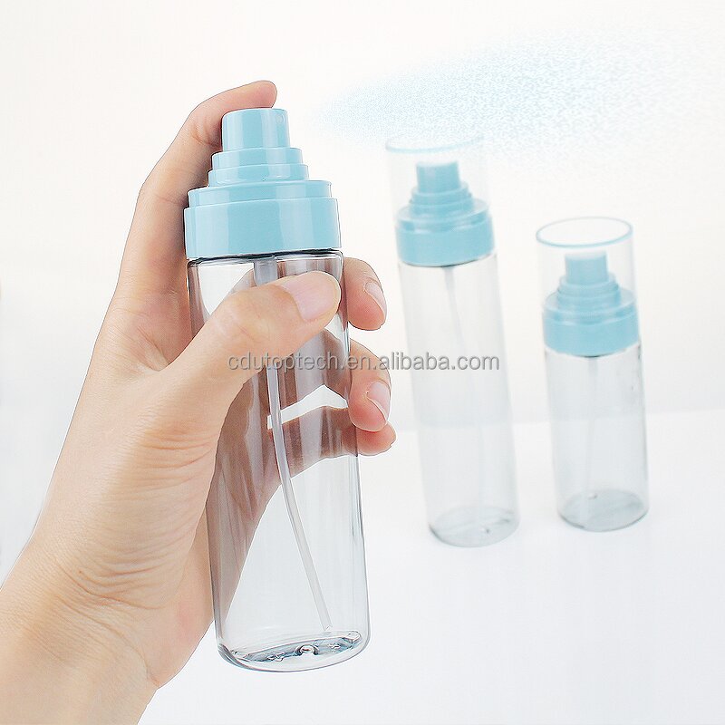 Mist Spray Bottle Supplier - Refillable PETG 80ml-120ml Clear Face Body Toner