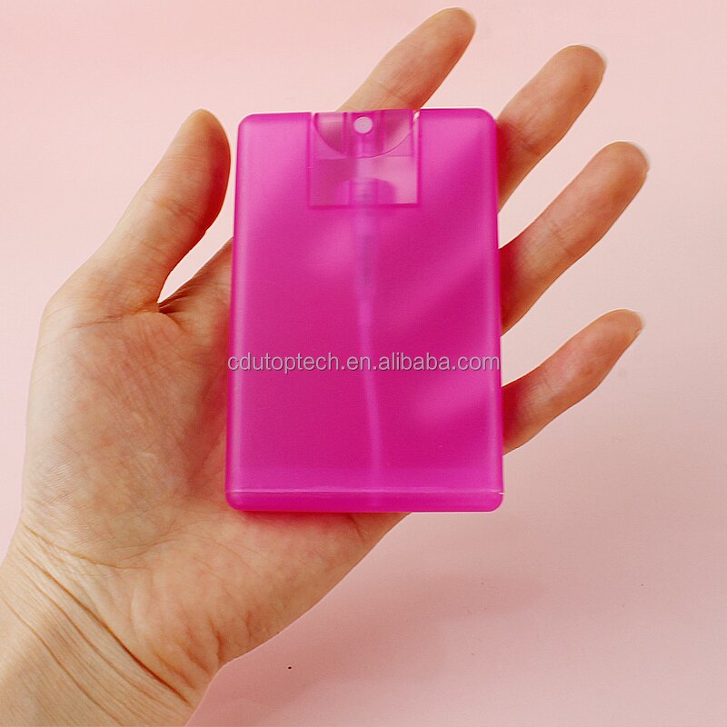 Card Shape Perfume Bottle Manufacturer - Portable 20ml Customized Colorful Blue Black