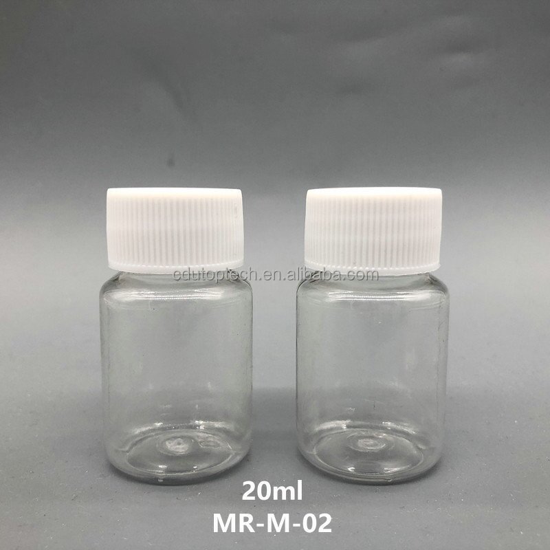 Pharmaceutical Pill Bottles Supplier - 20cc-20ml White Clear Plastic Tablets Capsules