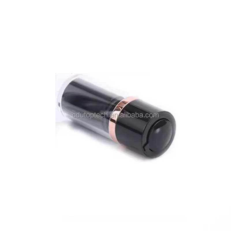 Airless Pump Bottle Manufacturer - 15ml-50ml Plastic Luxury Black Gold Rotating Twist