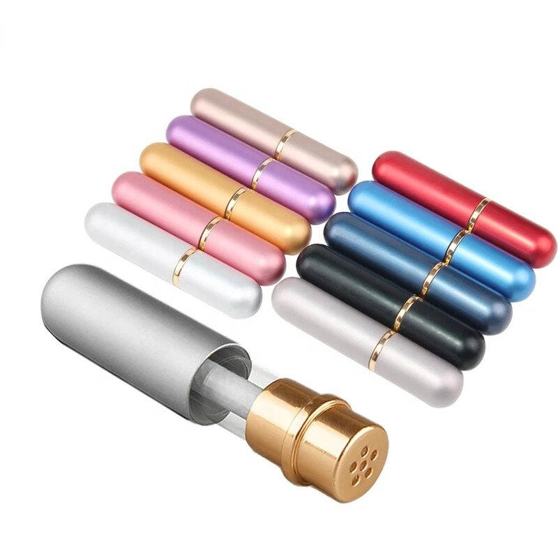 Refillable Aluminum Inhalers Supplier - Empty Metal Nasal Tubes with Replacement Wicks