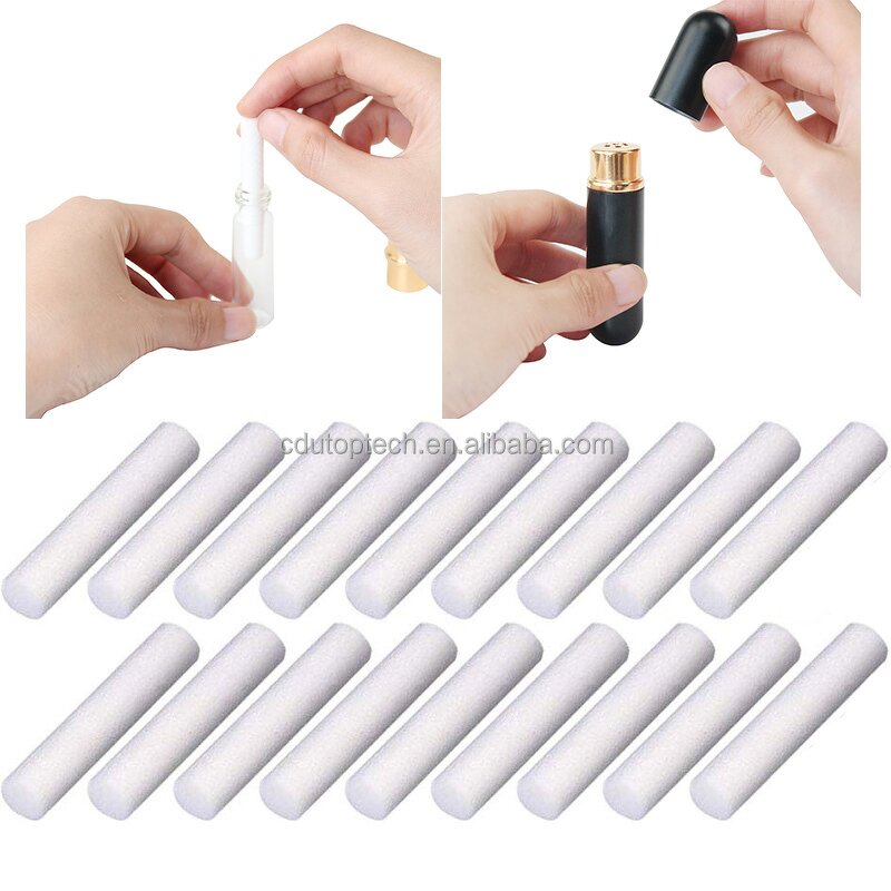 Aromatherapy Nasal Inhalers Supplier - 10 Colors Portable Refillable Aluminum Glass