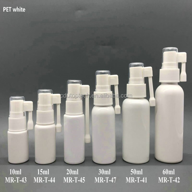 Pharmaceutical Spray Bottle Manufacturer - 5ml-60ml HDPE Empty Oral Nasal Throat Mist