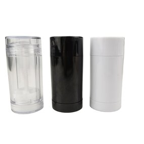 Plastic Gel Deodorant Container Factory - 30g-30ml Empty Round Twist up Cosmetic Tube