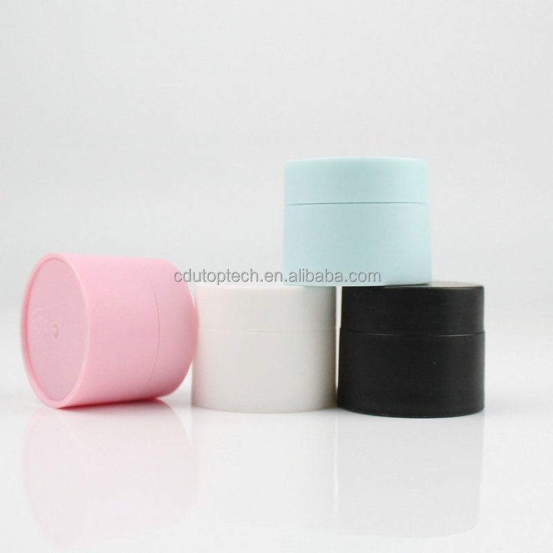 Plastic Cream Jar Manufacturer - Wholesale Solid Frosted pink Black White Blue 10g-50g