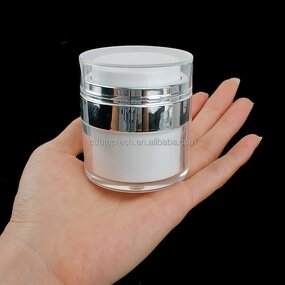 Airless Pump Jar Manufacturer - Wholesale Factory Price 15g-50g Cylinder Plastic Cosmetic