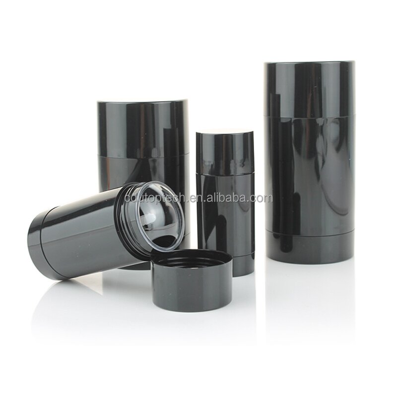 Deodorant Packaging Bottle Factory - 75ml Black White Clear Twist up 30ml-50ml Empty