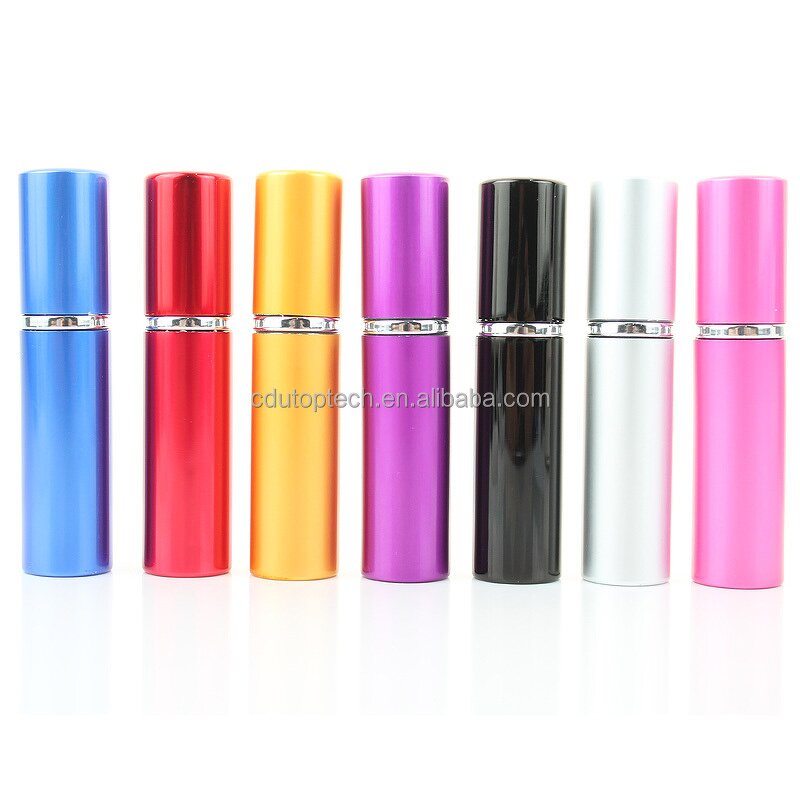 Mini Perfume Atomizer Manufacturer - 5ml Aluminum Travel Sized Refillable Spray Bottle