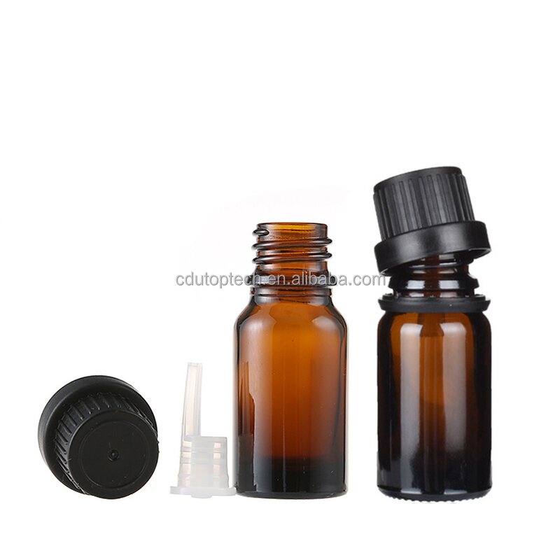Essential Oil Bottle Manufacturer - Empty Amber Brown Glass 10ml-50ml with Tamper Proof