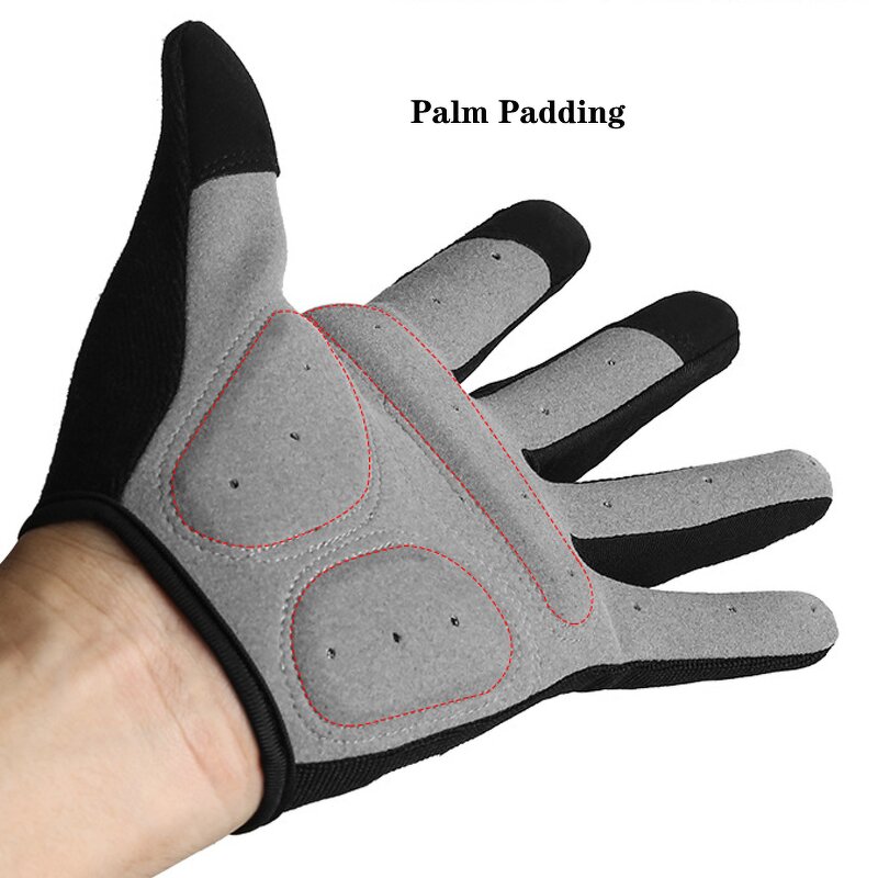 Winter Cycling Gloves Manufacturer - MTB Full-Finger Touchscreen Shock Resistant SBR Palm