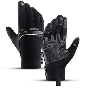 Winter Cycling Gloves Manufacturer - Premium Touchscreen Waterproof Zipper Pocket Running