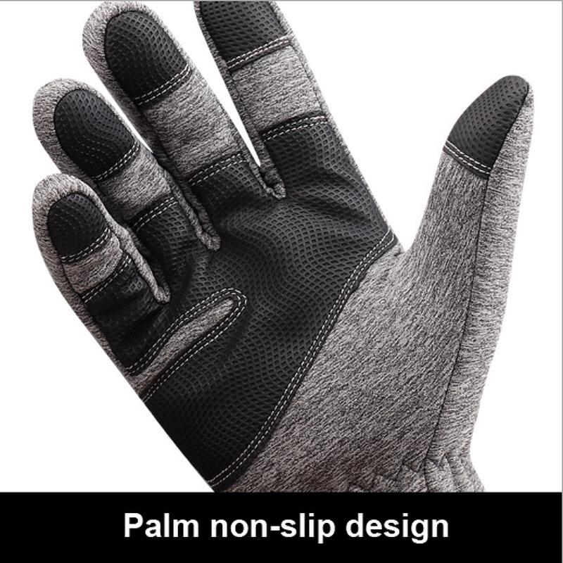 Winter Skiing Gloves Supplier - Unisex Windproof Waterproof with Touchscreen Printed Pattern
