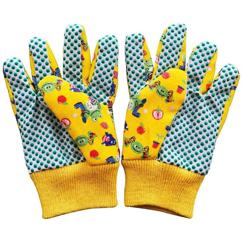 Cute Kids Safety Gloves Factory - Wholesale Knitted Coated with PVC Polyester Rubber