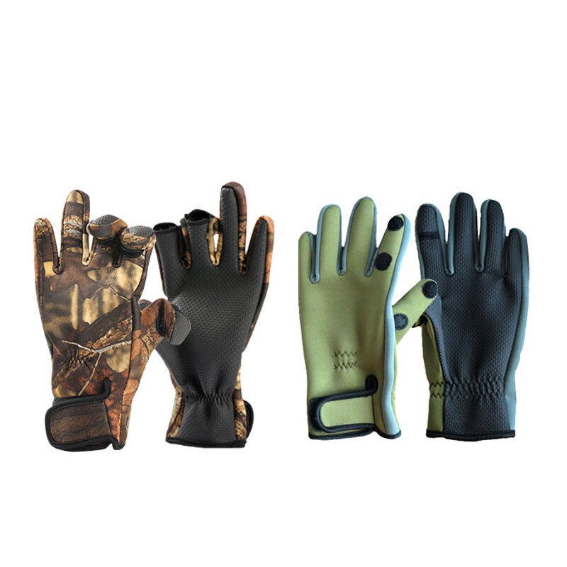 Heated Winter Fishing Gloves Manufacturer - Fish Transformation Protective Anti-Slip Windproof