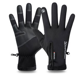 Winter Skiing Gloves Supplier - Unisex Windproof Waterproof with Touchscreen Printed Pattern