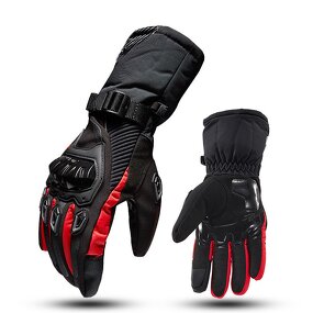 Leather Racing Gloves Supplier - High Quality Men Women Warm Waterproof Winter Moto Gear
