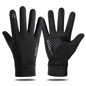 Running Cycling Gloves Supplier - Custom Touch Screen Reflective Cold Weather Warm for Driving