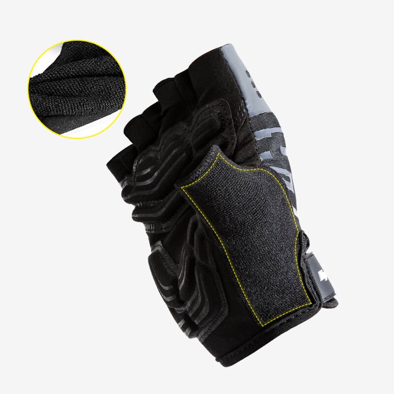 Half-Finger Cycling Gloves Manufacturer - High Quality SBR Full Palm Microfiber Shock