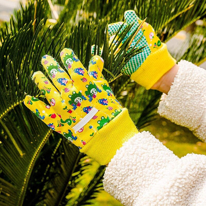 Cute Kids Safety Gloves Factory - Wholesale Knitted Coated with PVC Polyester Rubber