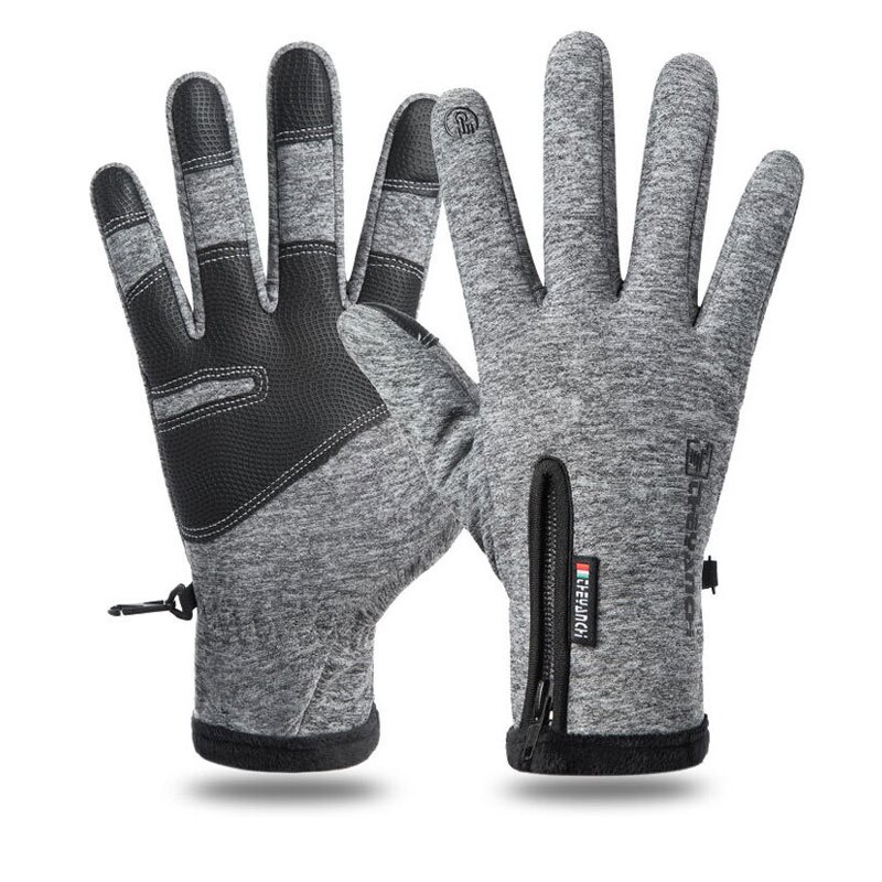 Winter Skiing Gloves Supplier - Unisex Windproof Waterproof with Touchscreen Printed Pattern