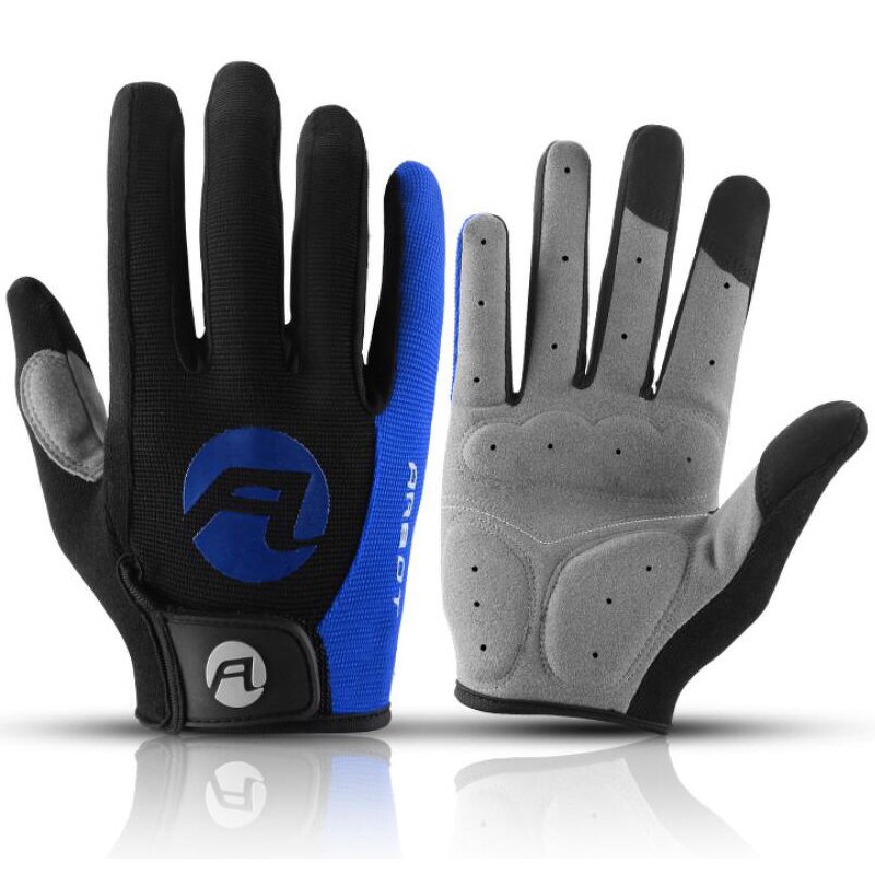 Winter Cycling Gloves Manufacturer - MTB Full-Finger Touchscreen Shock Resistant SBR Palm
