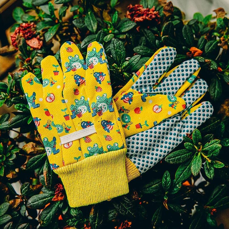 Cute Kids Safety Gloves Factory - Wholesale Knitted Coated with PVC Polyester Rubber