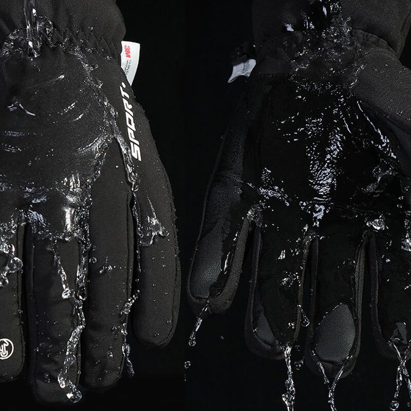 Thermal Ski Gloves Factory - Fleece Lining Waterproof Touchscreen for Winter Cycling Running