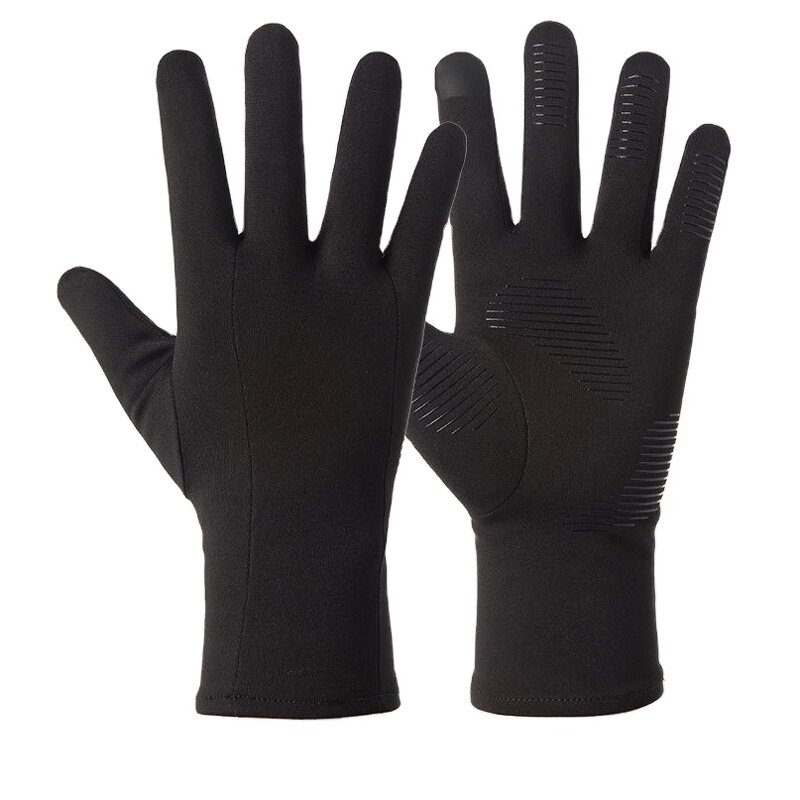 Touchscreen Cycling Gloves Supplier - Custom Anti Slip Silicone Gel Thermal Fleece Lining