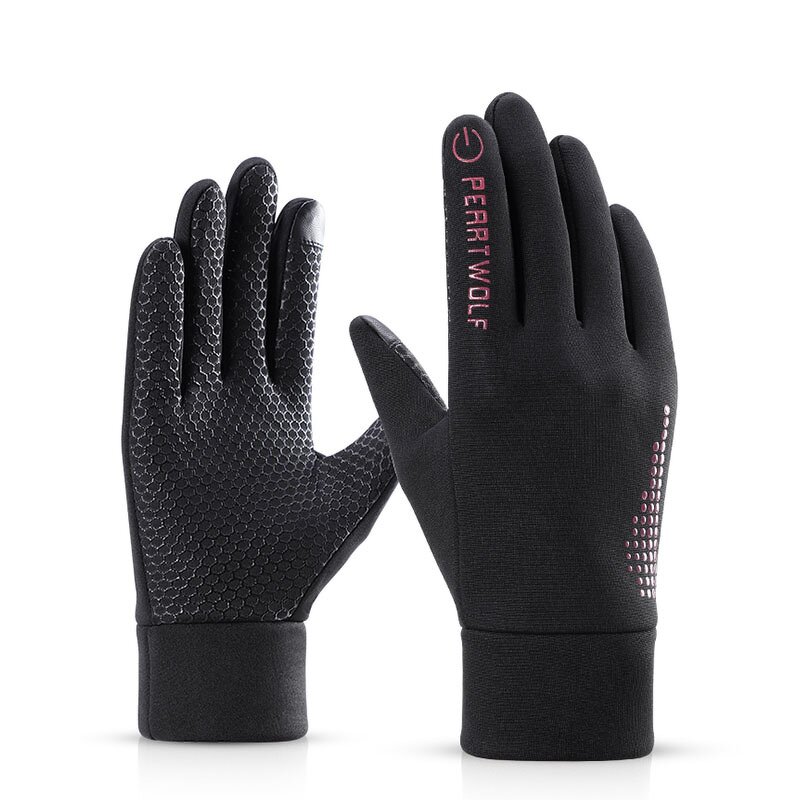 Winter Sport Bike Gloves Manufacturer - Customize Touchscreen Silicone Gel Gripping Fleece