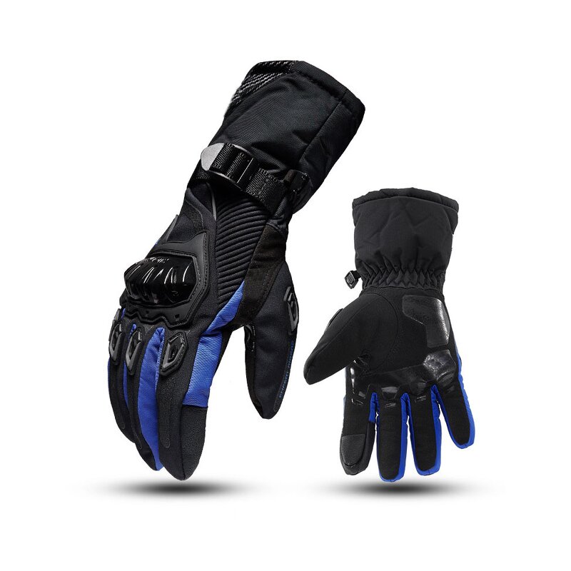 Leather Racing Gloves Supplier - High Quality Men Women Warm Waterproof Winter Moto Gear