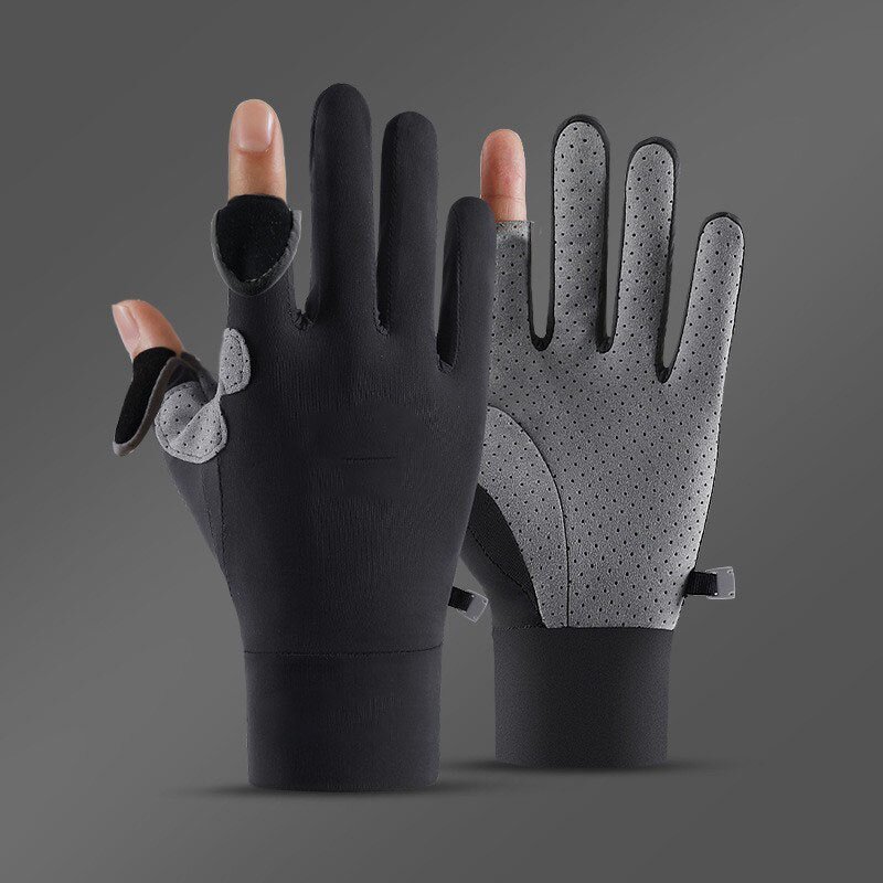Breathable Fishing Gloves Supplier - Waterproof Protection Hands Free Light Sunscreen Uv
