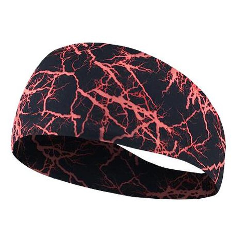 Sports Headband Factory - Thin Printed Elastic Non-Slip Towel Wrap Headwear Protection