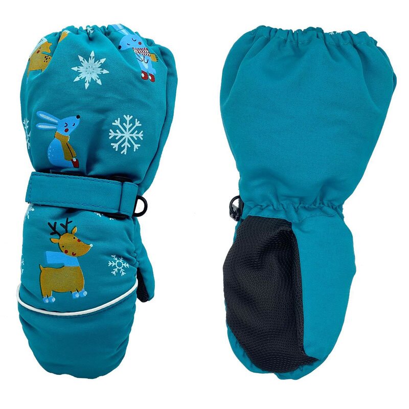 Kids Winter Gloves Supplier - 4-7 Year Old Water Resistant Warm Skiing Mitten