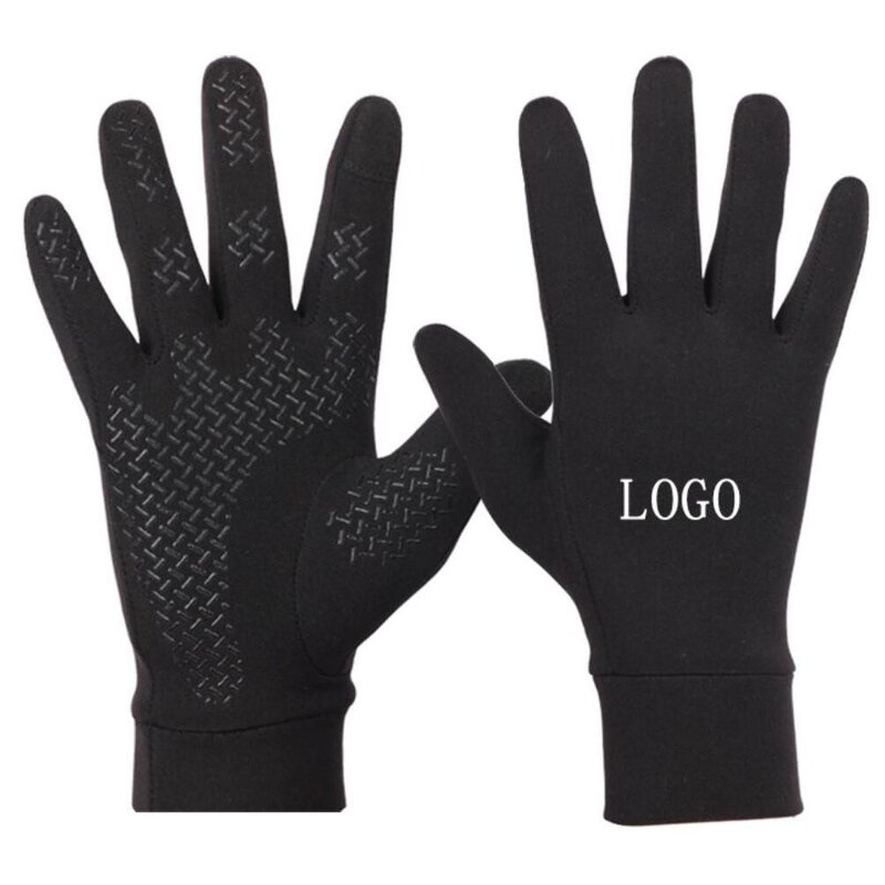 Touchscreen Cycling Gloves Supplier - Custom Anti Slip Silicone Gel Thermal Fleece Lining