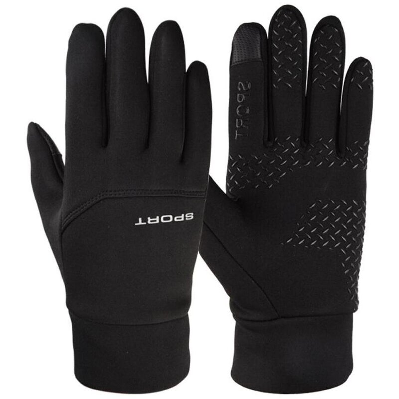 Winter Cycling Gloves Factory - Warm Running Sports Touchscreen Waterproof Silicone Gel