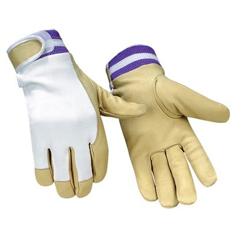 Protective Work Gloves Factory - XL Split Leather with Spandex General Purpose Pigskin