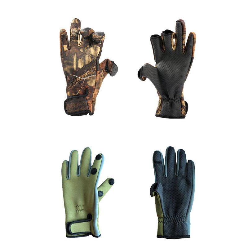 Heated Winter Fishing Gloves Manufacturer - Fish Transformation Protective Anti-Slip Windproof