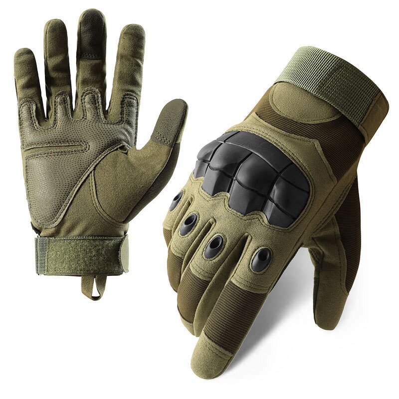 Motorcycle Racing Gloves Supplier - Heavy-Duty Microfiber Durable Knuckle Training Touchscreen