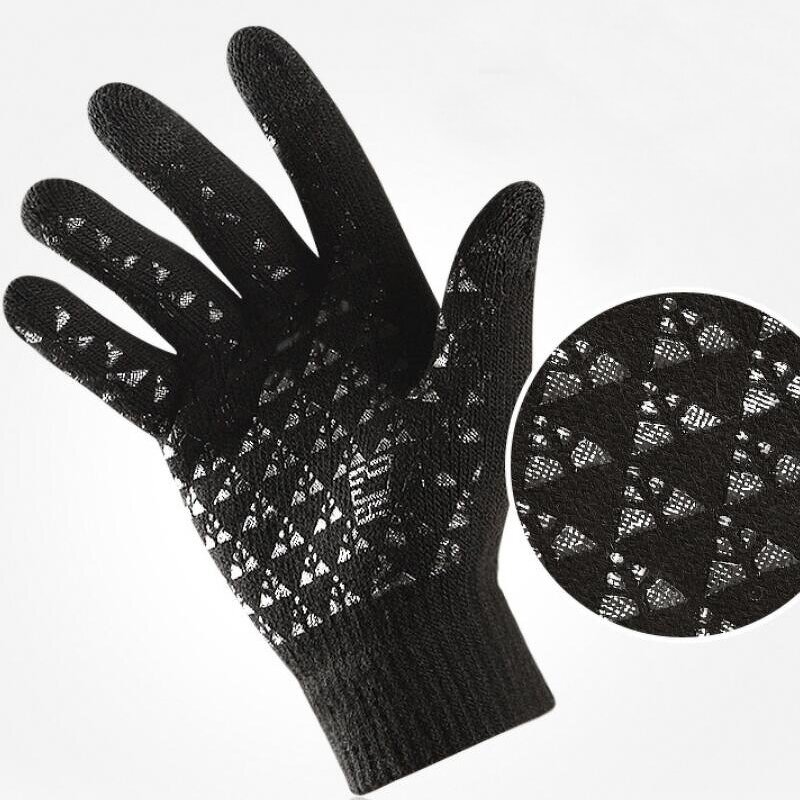 Sports Winter Gloves Factory - Viraloff Anti-Germs Thermal Silicone Gel Acrylic Knitted