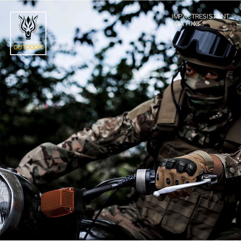 Motorcycle Racing Gloves Supplier - Heavy-Duty Microfiber Durable Knuckle Training Touchscreen