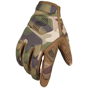 Camouflage Hard Knuckle Gloves Factory - Half Kids Tactical Defence Touch Screen