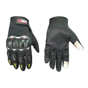 Touchscreen Motorcycle Gloves Manufacturer - 2022 Factory Full Finger Knuckle Protection Anti