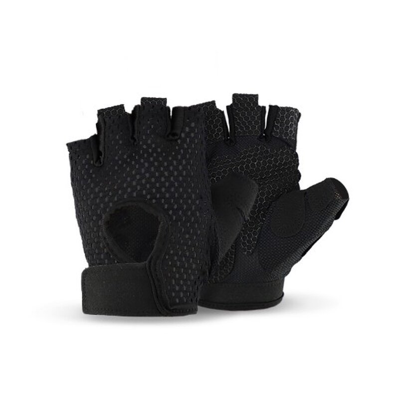 Women's Gym Gloves Supplier - Breathable Silicone Palm Spandex Fitness with Hollow Back