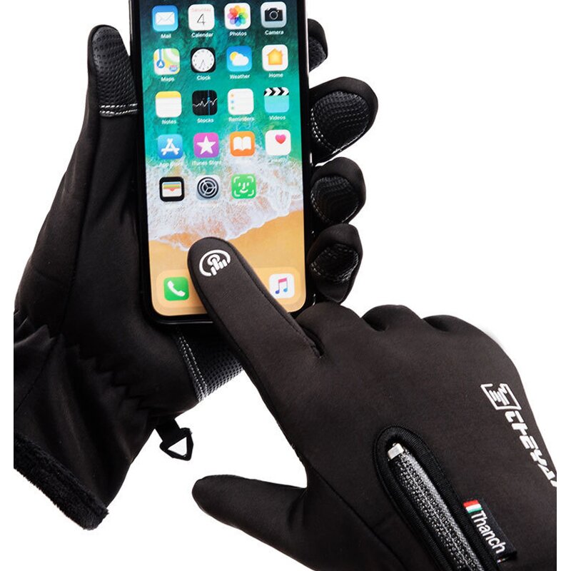 SBR Fishing Gloves Factory - Waterproof 2 Cut Fingers Anti Slip Flexible Touchscreen Fleece