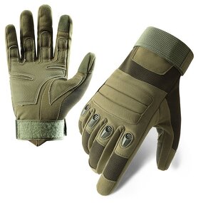 Tactical Long Finger Gloves Supplier - Heavy Duty Non-Slip Black Waterproof Wholesale Unisex