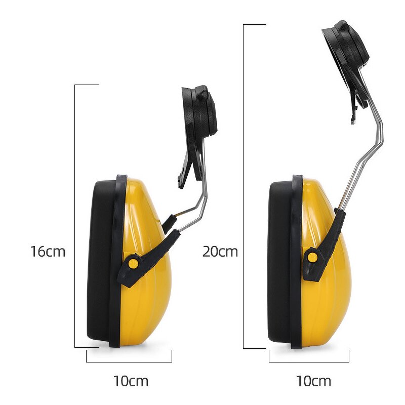 Safety Earmuffs Factory - Construction Hearing Protection Foldable ABS & PU Material