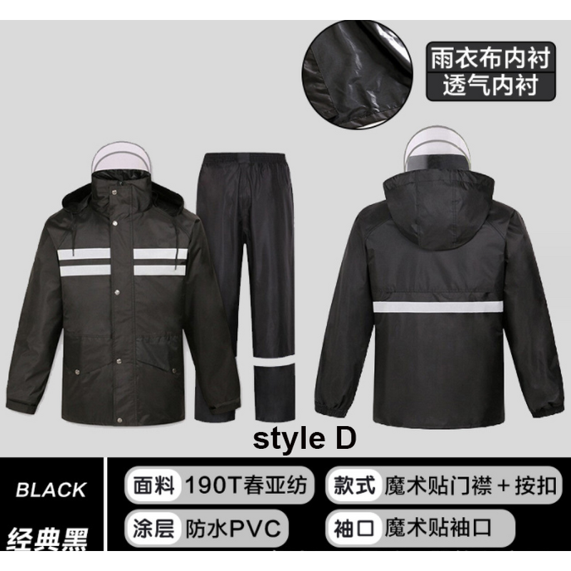 Reflective Raincoat Supplier - Durable Hi Vis Oxford Windproof Waterproof Construction Safety